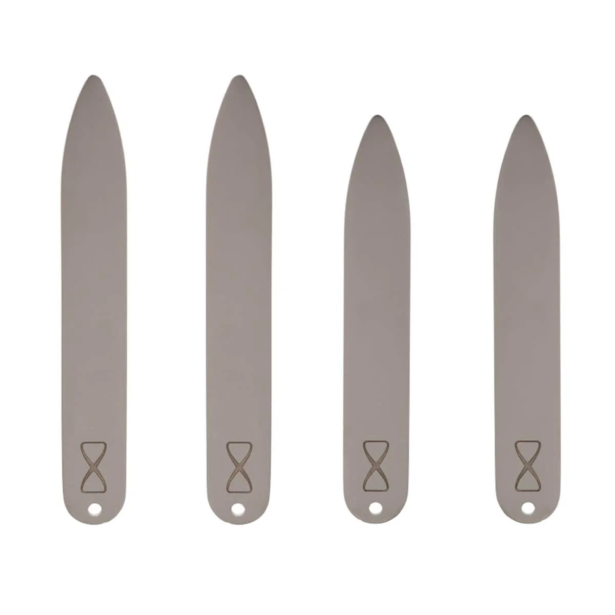 Sutton Stainless Steel Collar Stays (2 Pairs) - Image 3