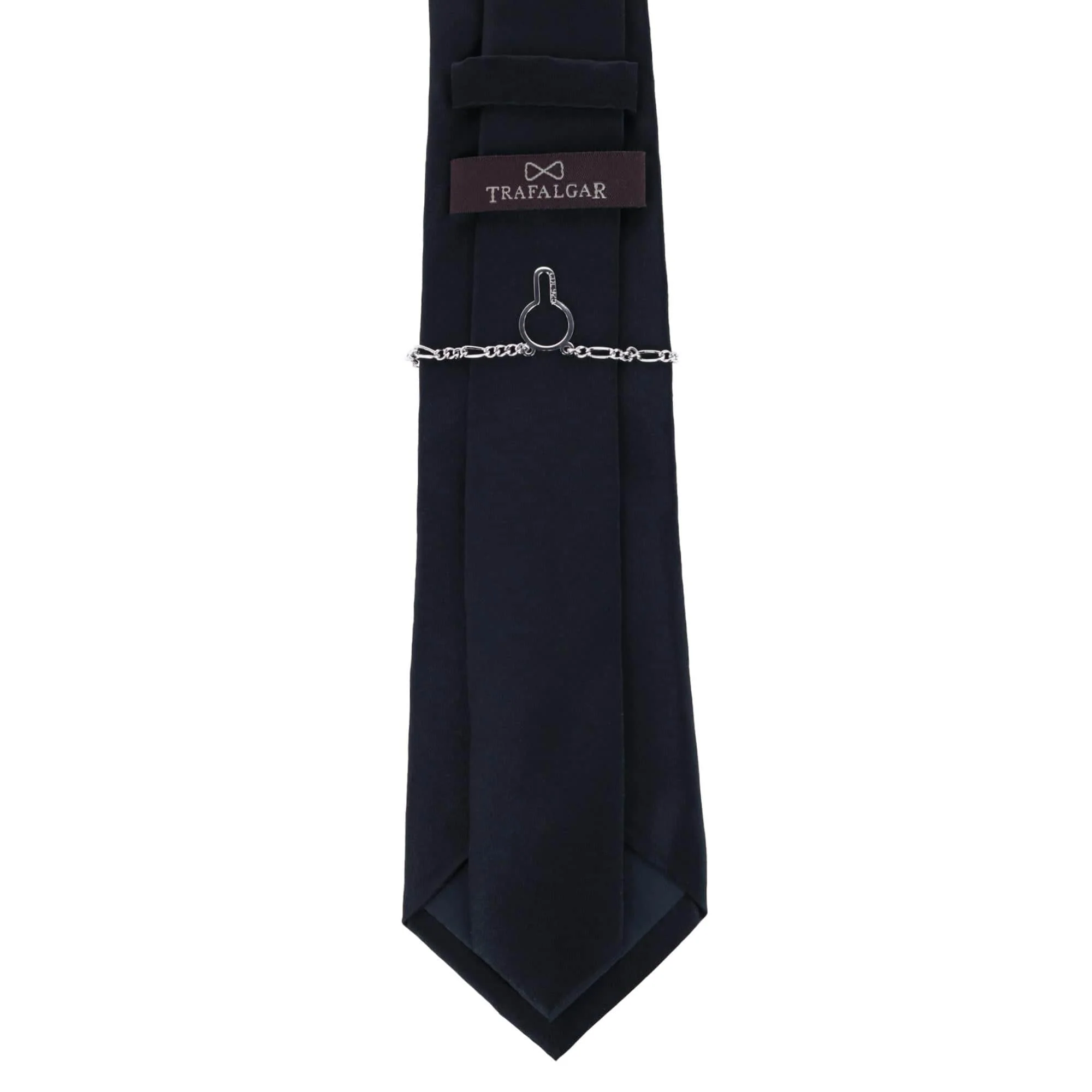 Sutton Sterling Silver Figaro Tie Chain - Image 4