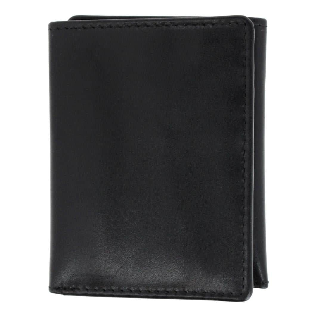 Tennyson Tri-Fold Genuine Leather Wallet with ID Window - Image 3