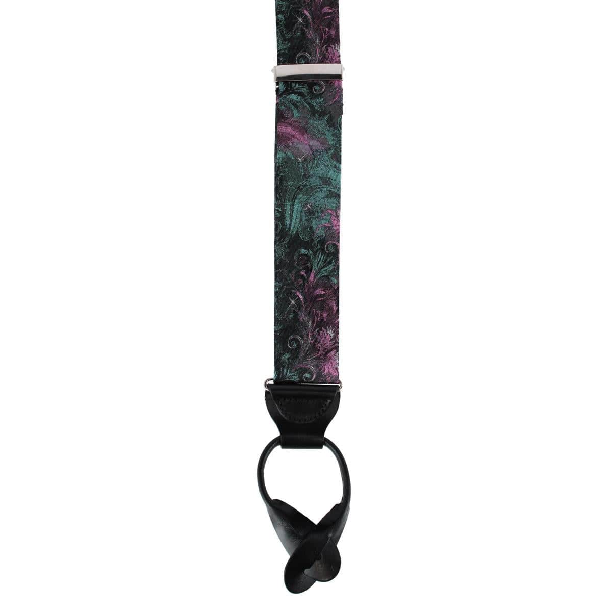 The Arcane Storm Silk Button End Novelty Braces - Image 5