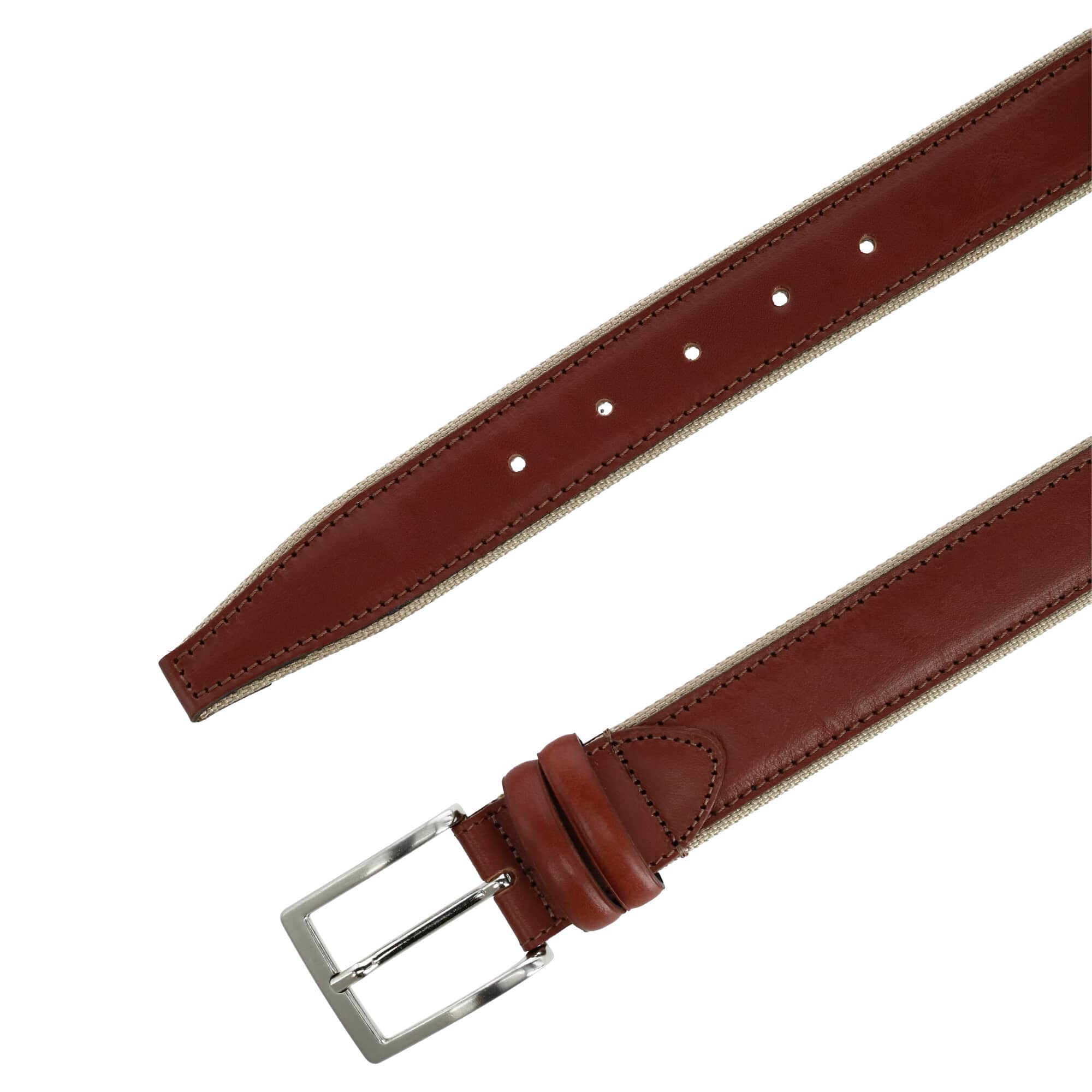 The Back Nine 35mm Full Grain Leather with Nylon Lining Casual Golf Belt - Image 5