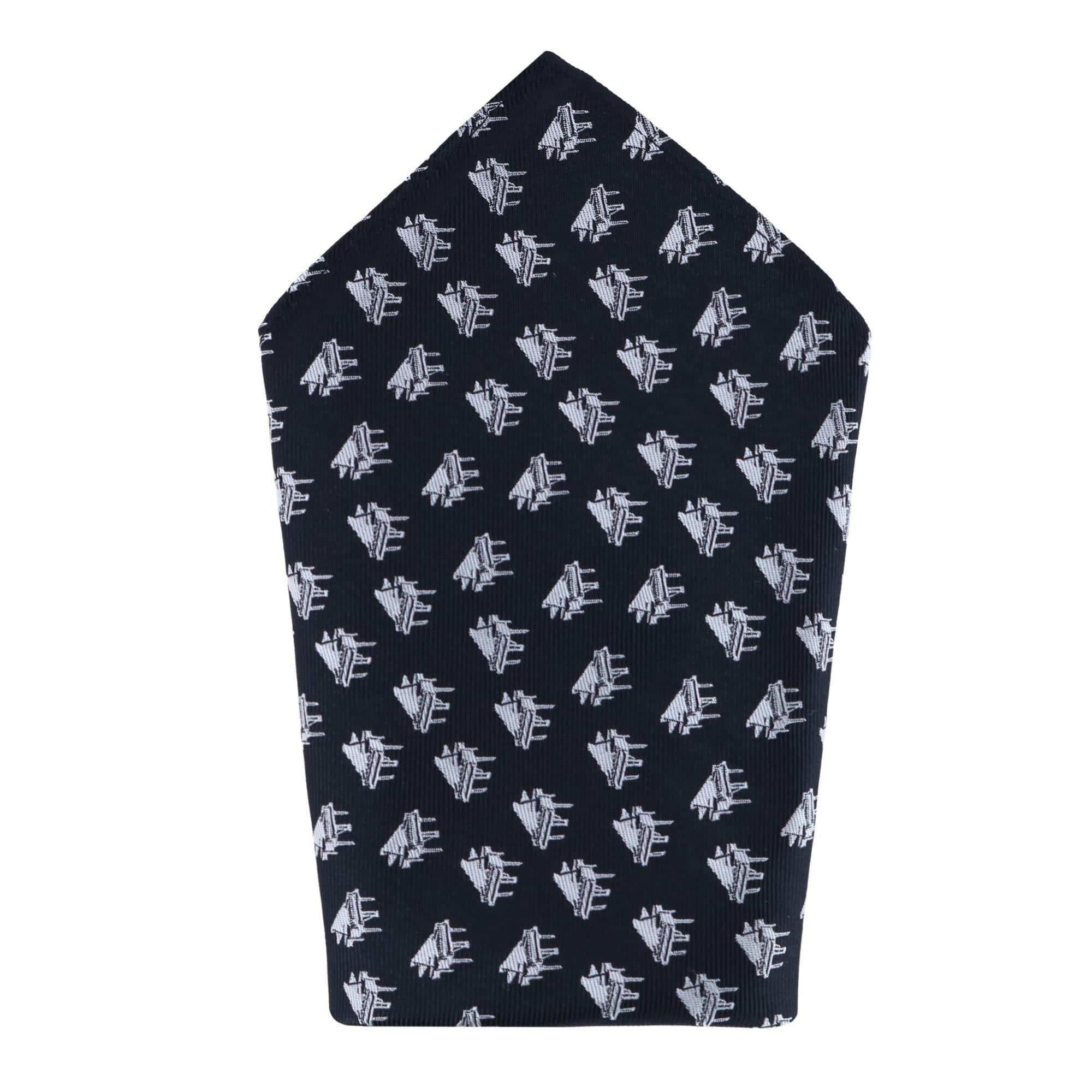 The Chopin Classical Piano Silk Pocket Square - Image 2