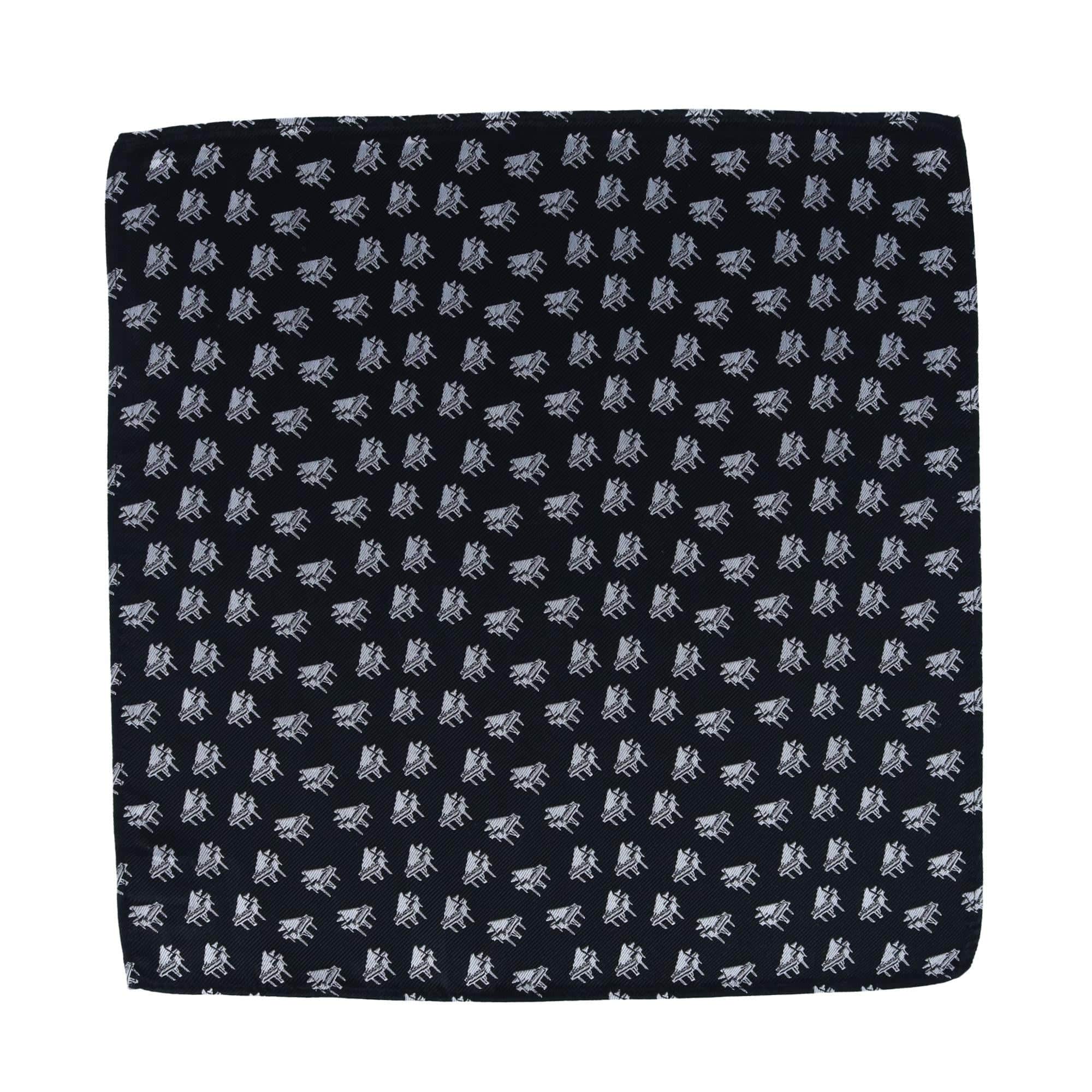 The Chopin Classical Piano Silk Pocket Square - Image 3