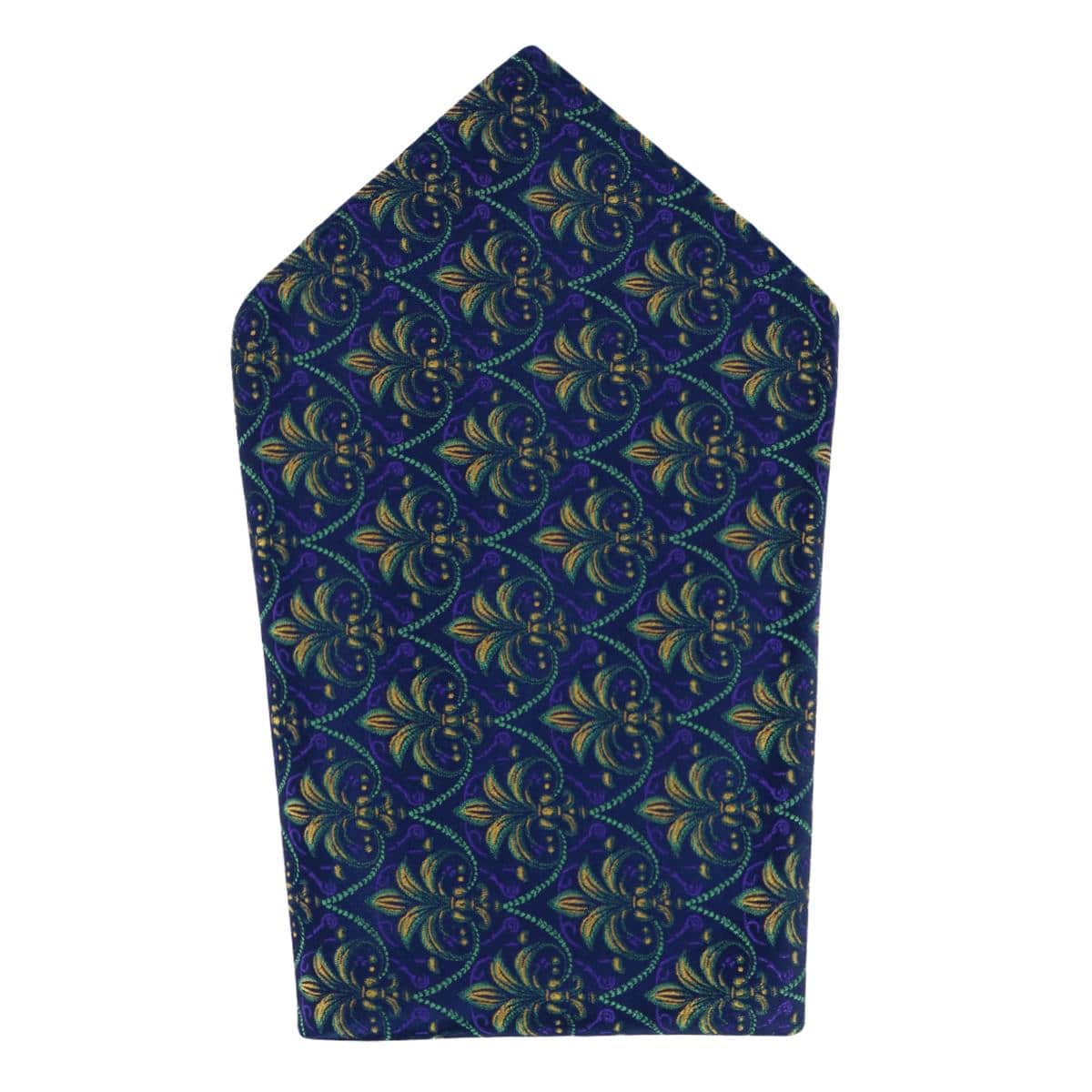 The French Quarter Fleur dis Lis Silk Novelty Pocket Square - Image 2