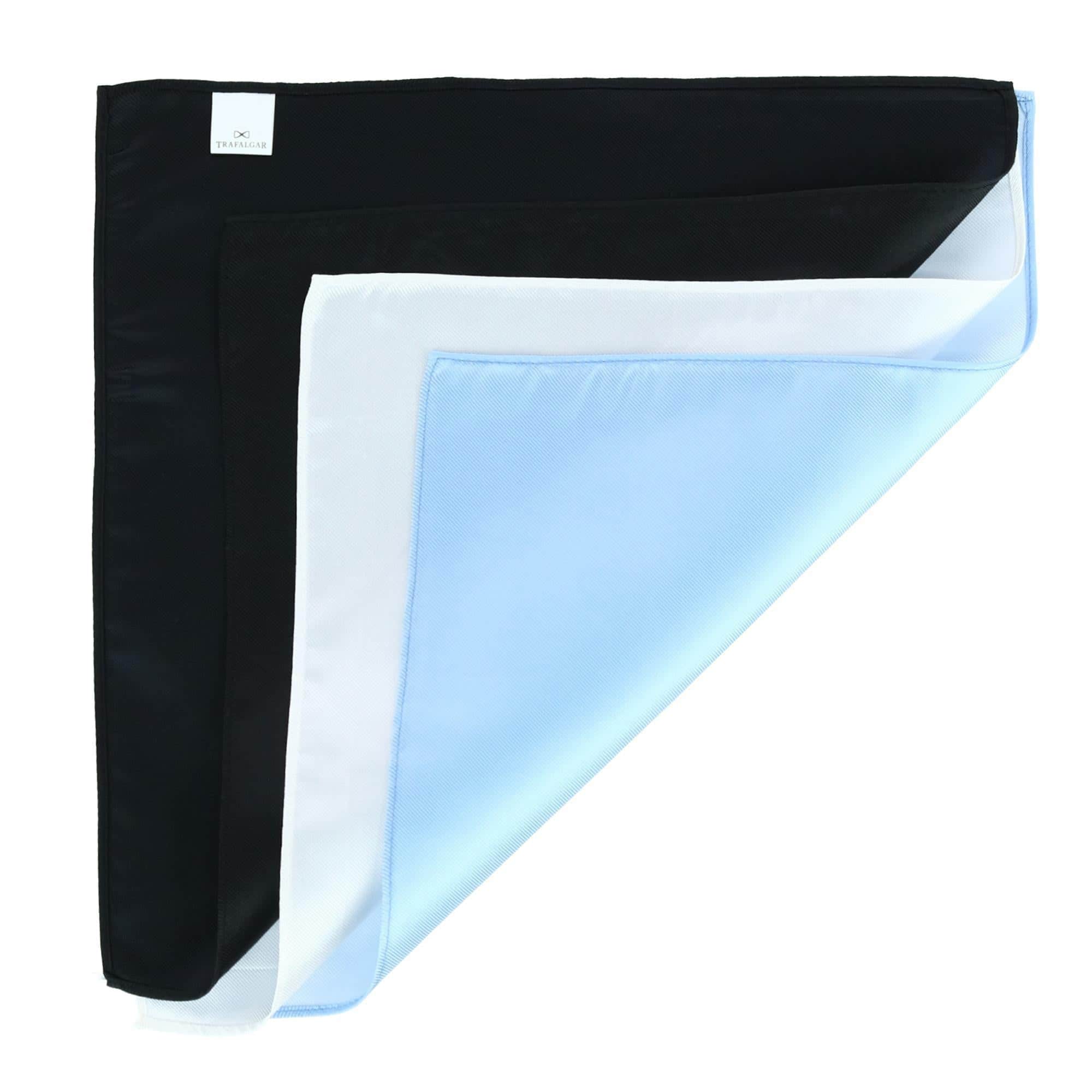 The Gatsby 12 inch Solid Silk Pocket Square Trio - Image 10