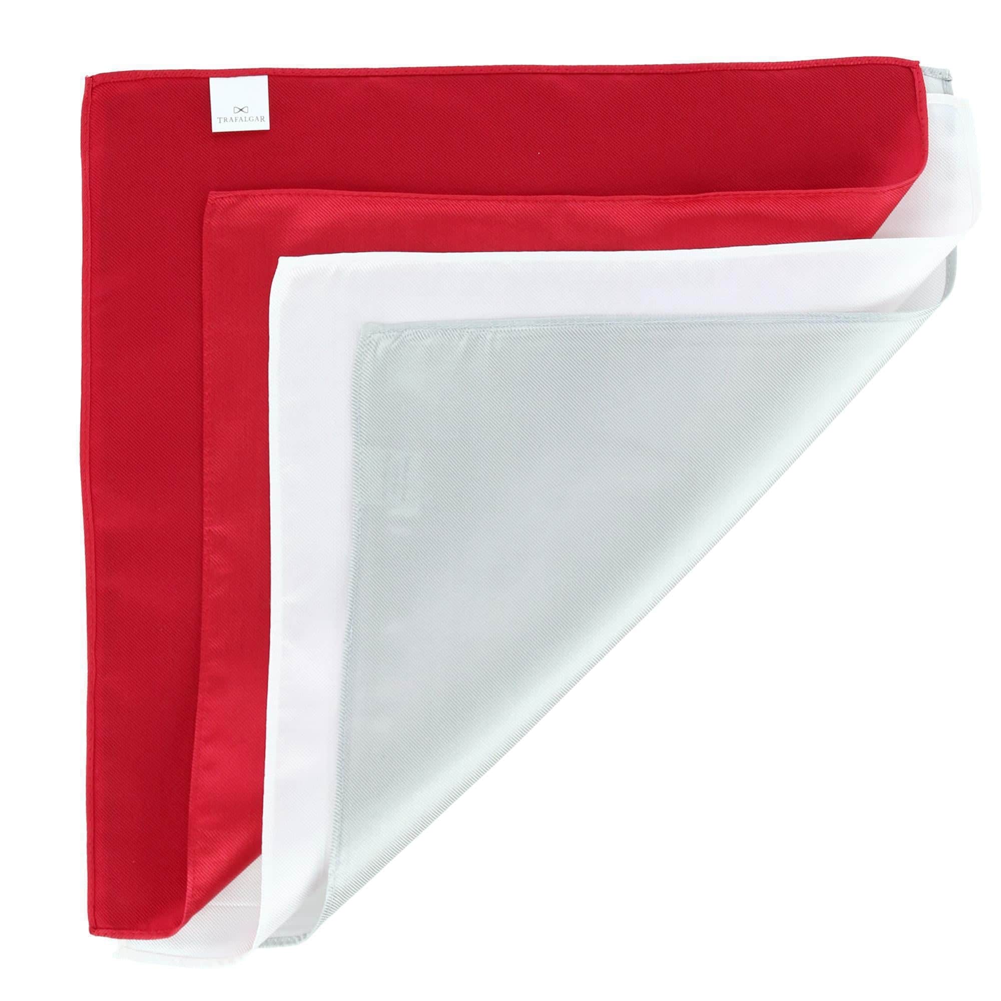 The Gatsby 12 inch Solid Silk Pocket Square Trio - Image 7