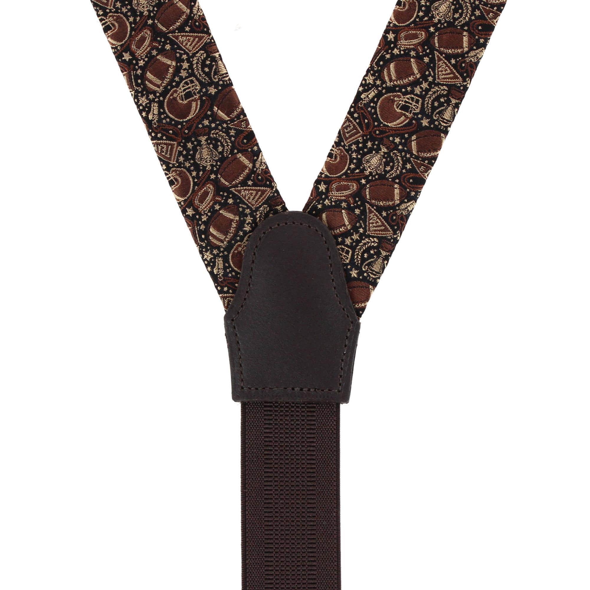 The Gridiron Silk Button End Braces - Image 4