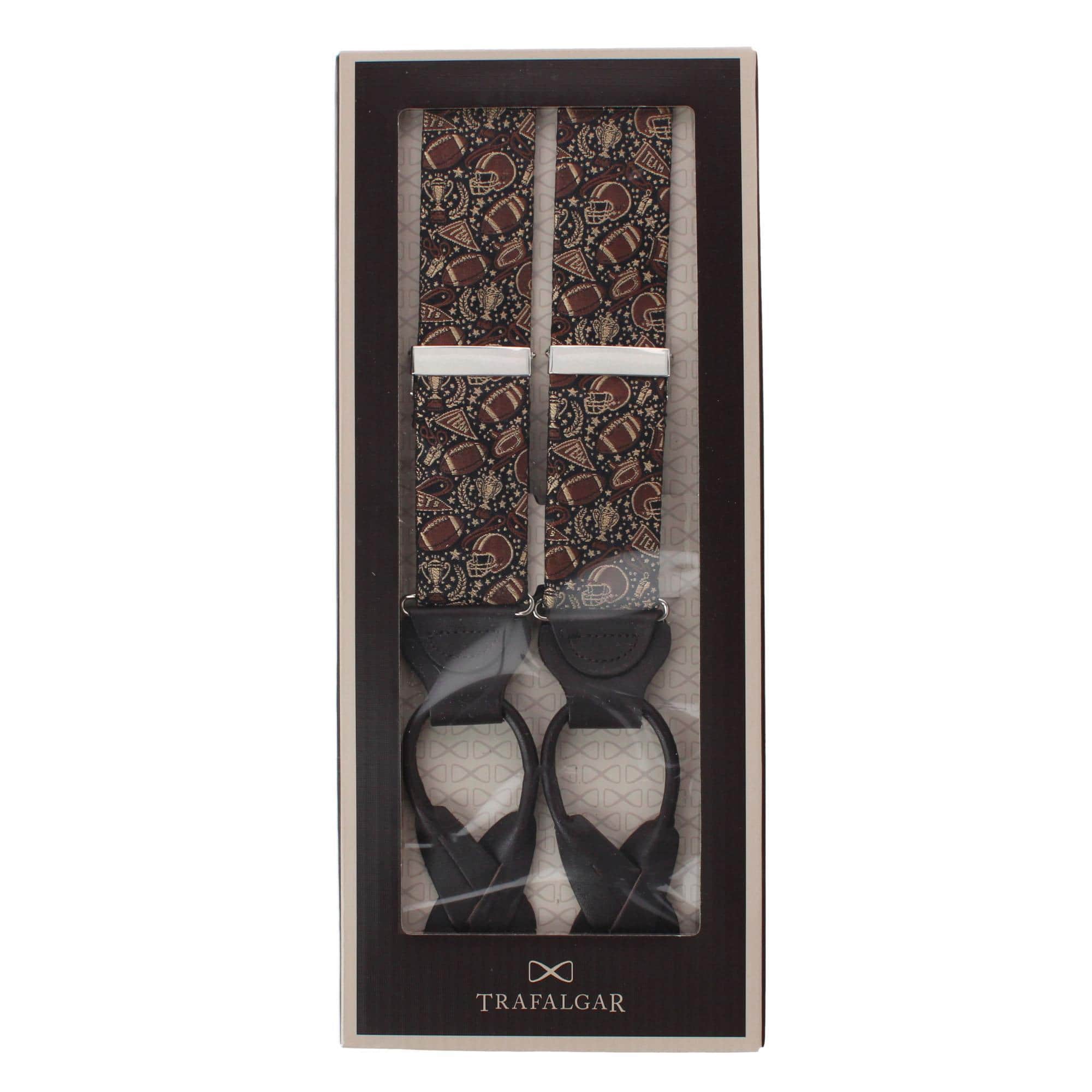 The Gridiron Silk Button End Braces - Image 5