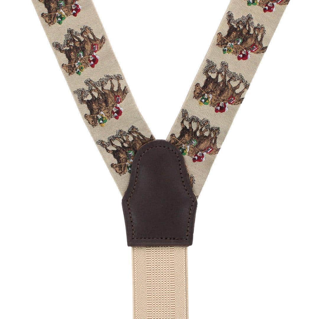 The Home Stretch Novelty Silk Button End Braces - Image 4