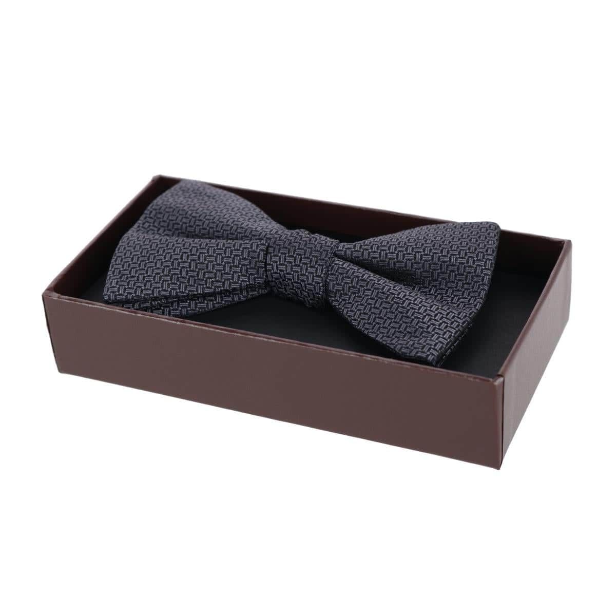 The Monte Bello Interlocked Silk Bow Tie - Image 7