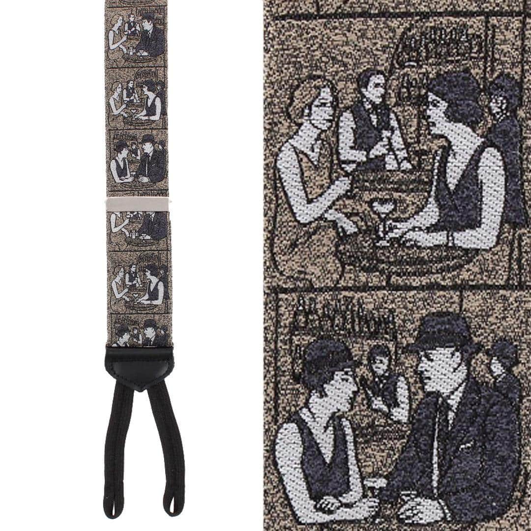 The Nightcap Novelty Silk Formal End Braces - Image 2