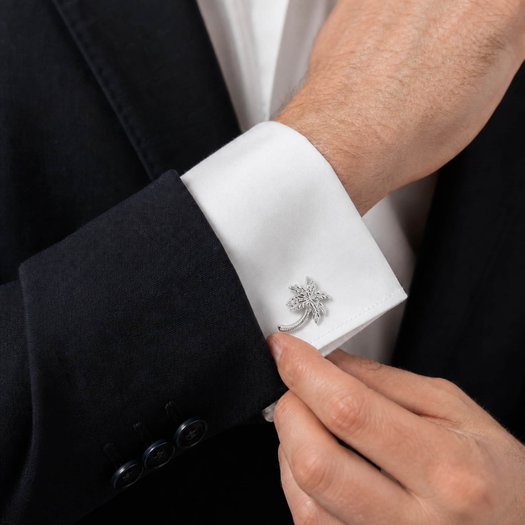 The Palm Court Palm Tree Cufflinks - Image 6
