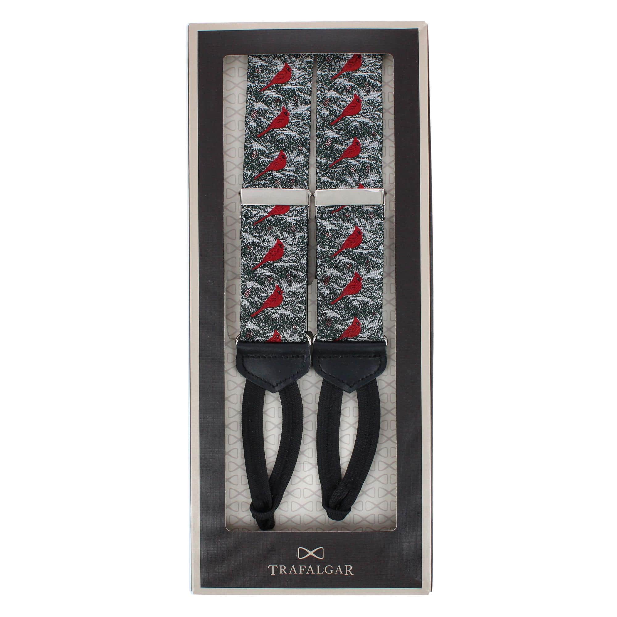 The Snowy Virginia Nightingale Silk Formal End Braces - Image 6