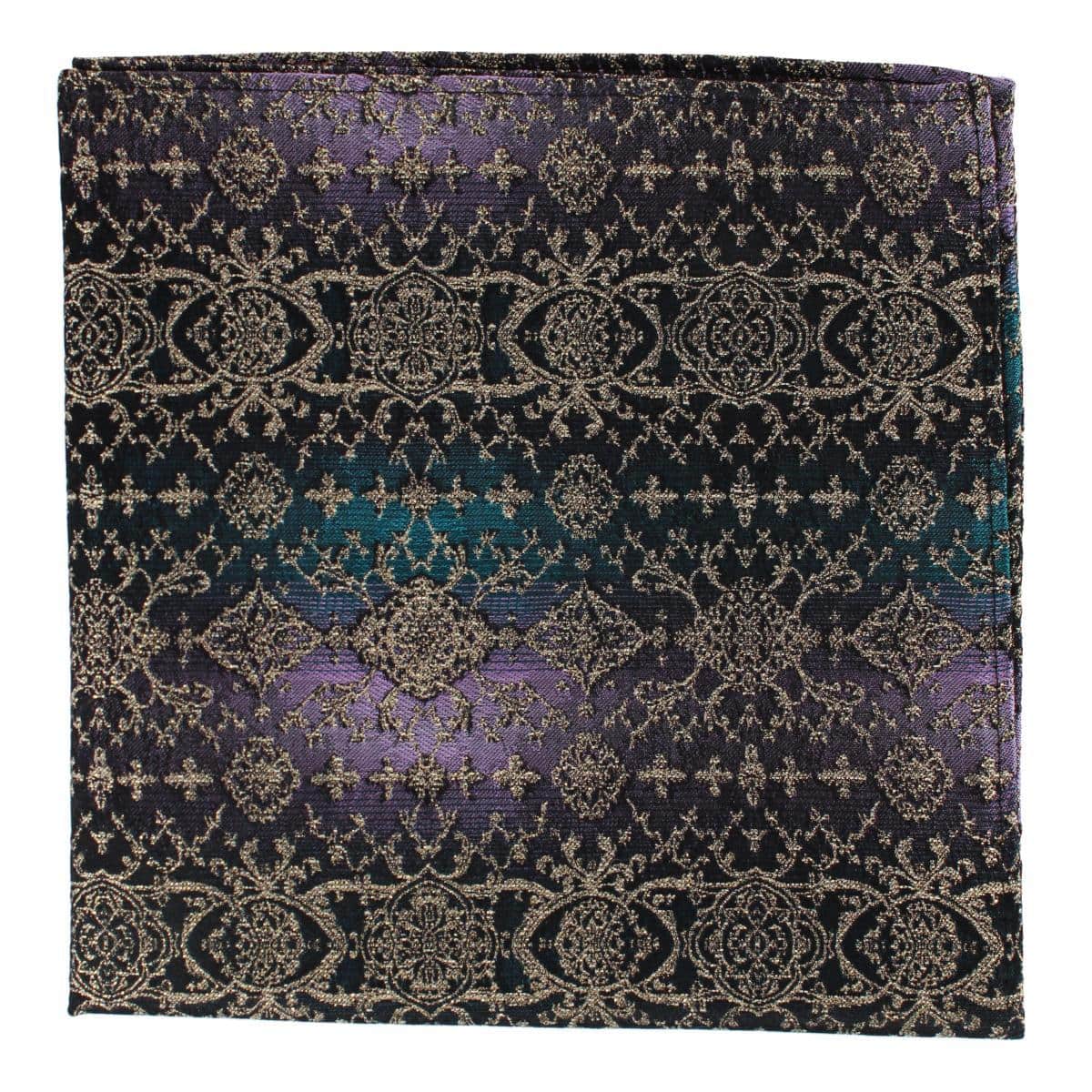 The Spellbound Brocade Novelty Silk 12x12 Pocket Square - Image 3