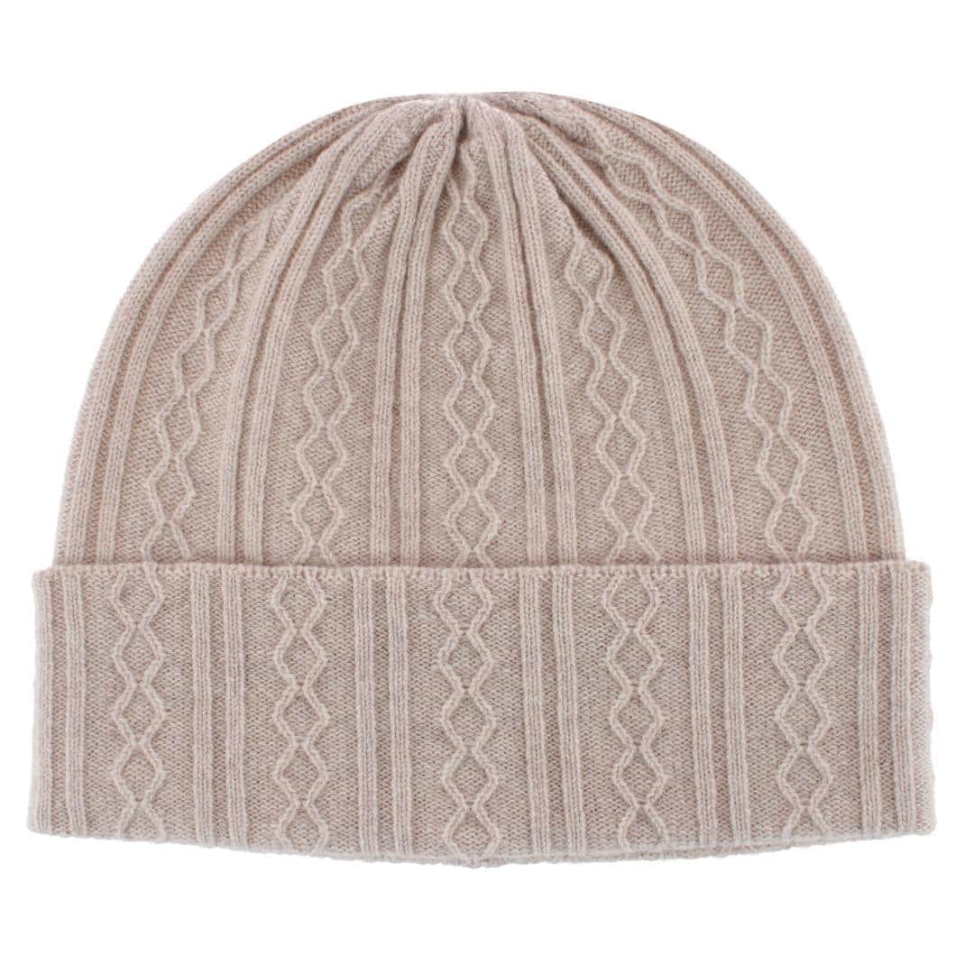The Windsor Merino Wool Cable Knit Beanie - Image 4