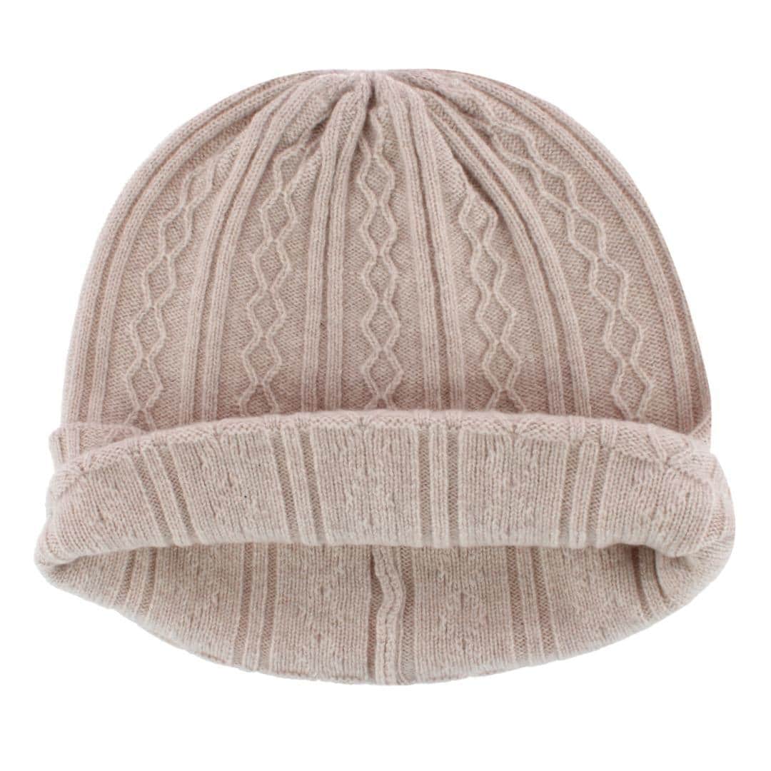 The Windsor Merino Wool Cable Knit Beanie - Image 7
