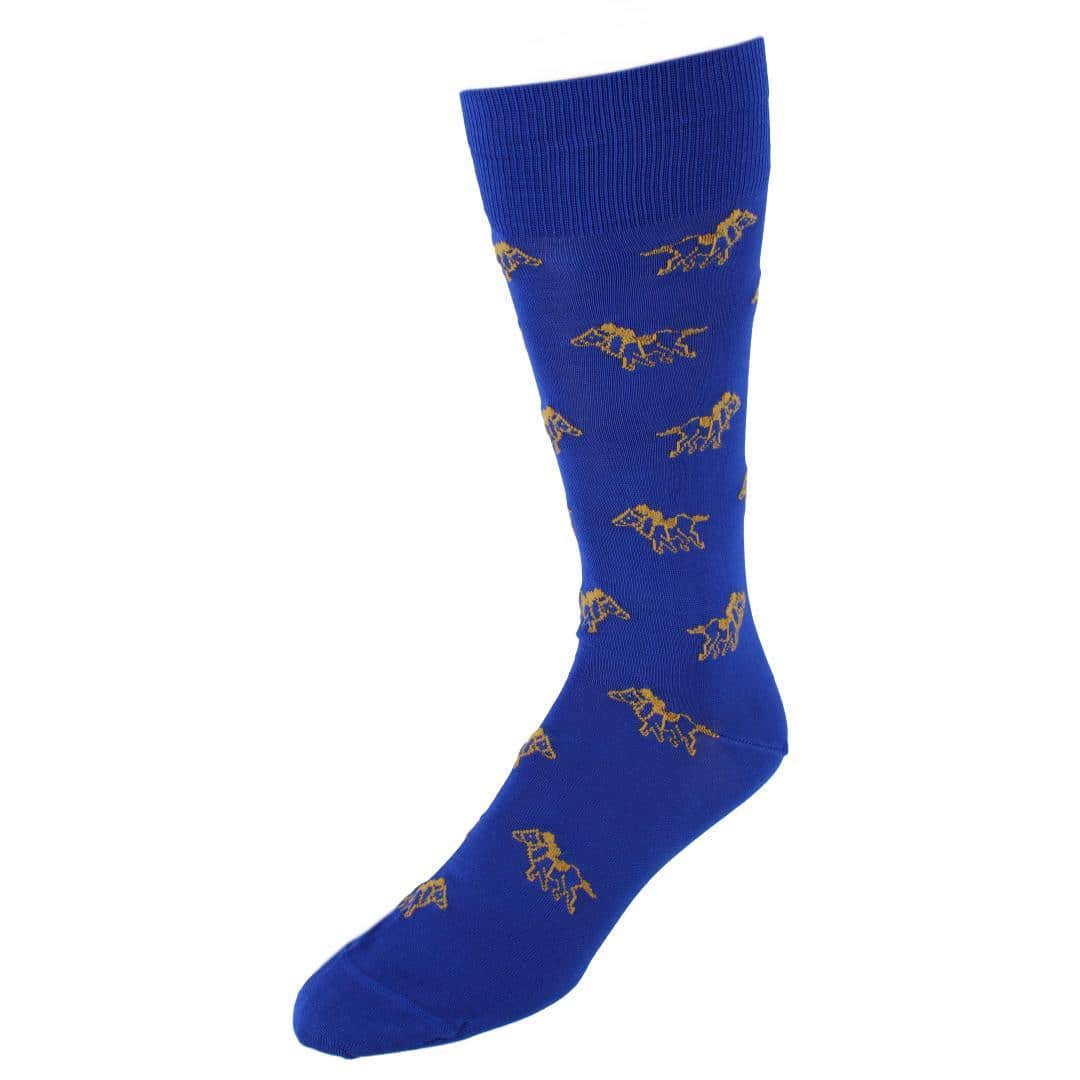 The Winner Jockey and Horse Novelty Mid Calf Mercerized Cotton Sock (1 Pair) - Image 3