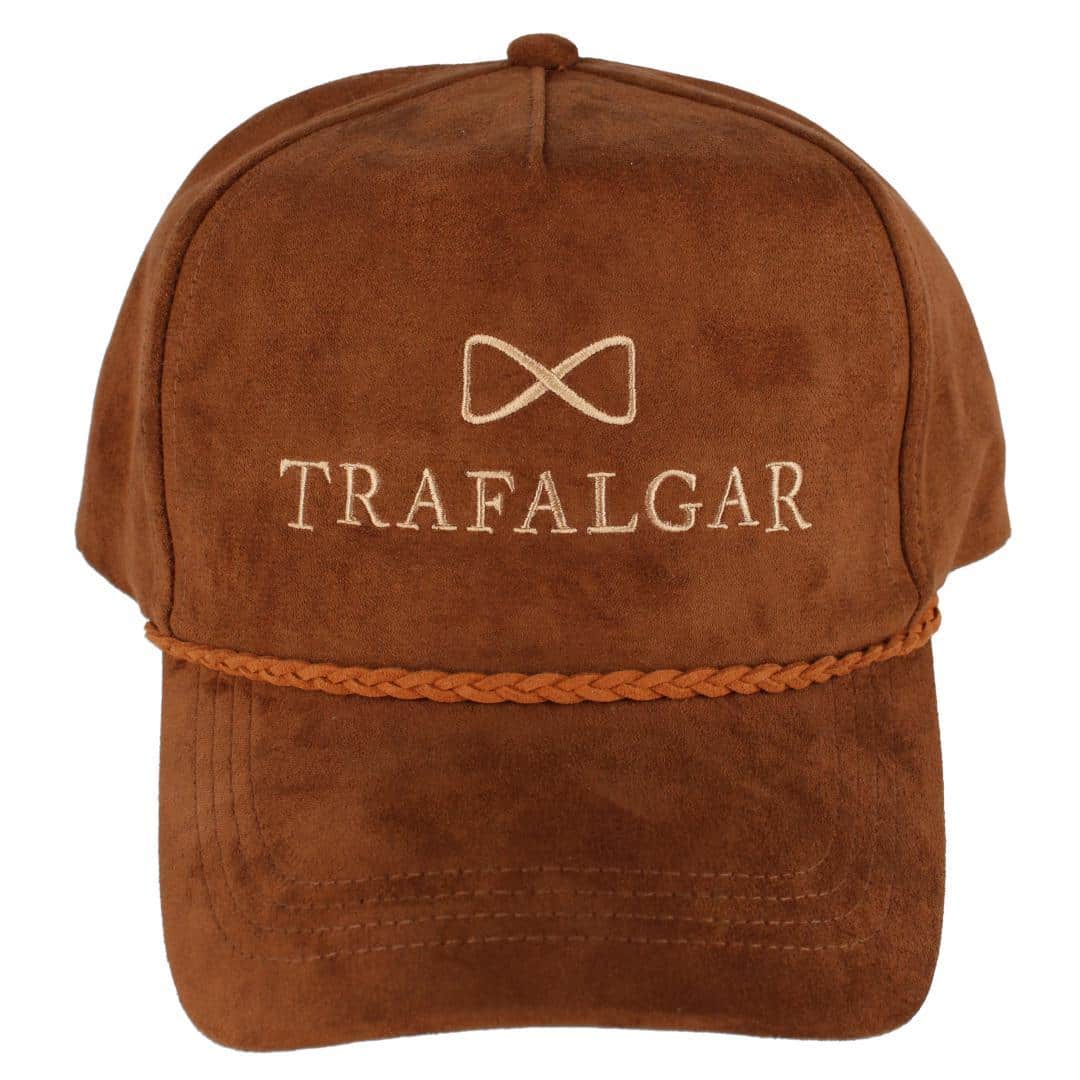 Traflagar's Faux Suede 5 Panel Cap with Braided Rope - Image 2
