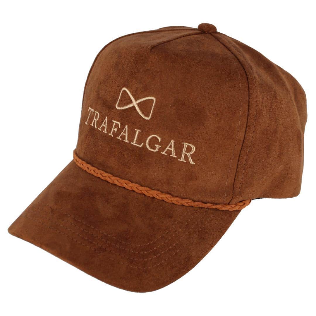 Traflagar's Faux Suede 5 Panel Cap with Braided Rope - Image 4