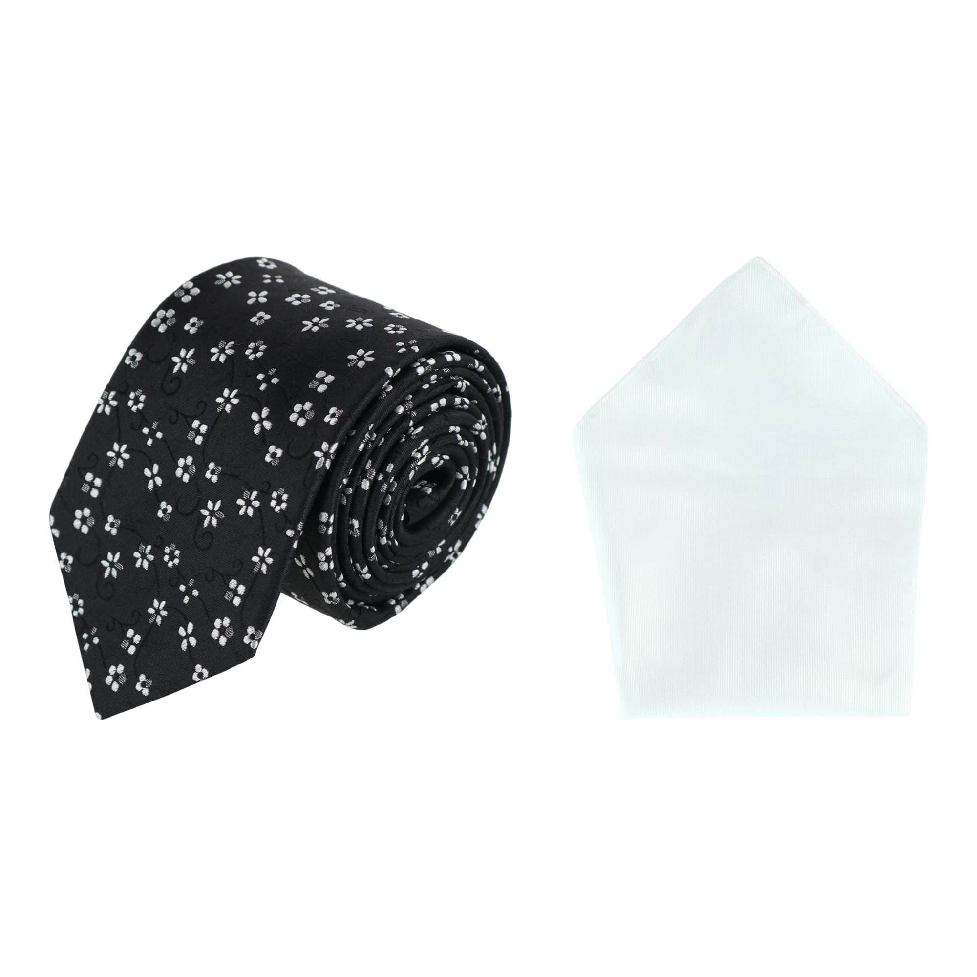 Tudor Daisy & Gatsby Silk Tie and Pocket Square Bundle - Image 2