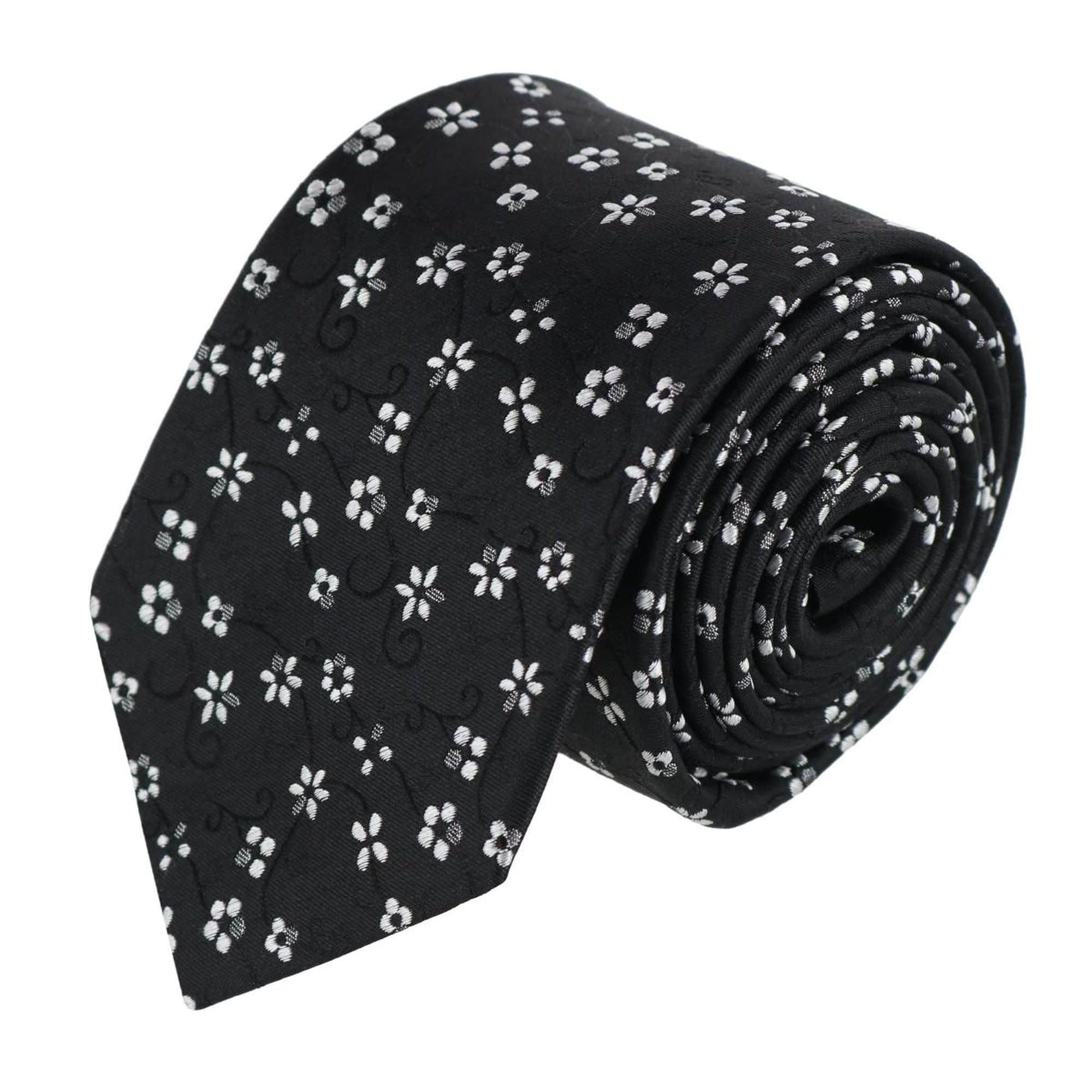 Tudor Daisy & Gatsby Silk Tie and Pocket Square Bundle - Image 3