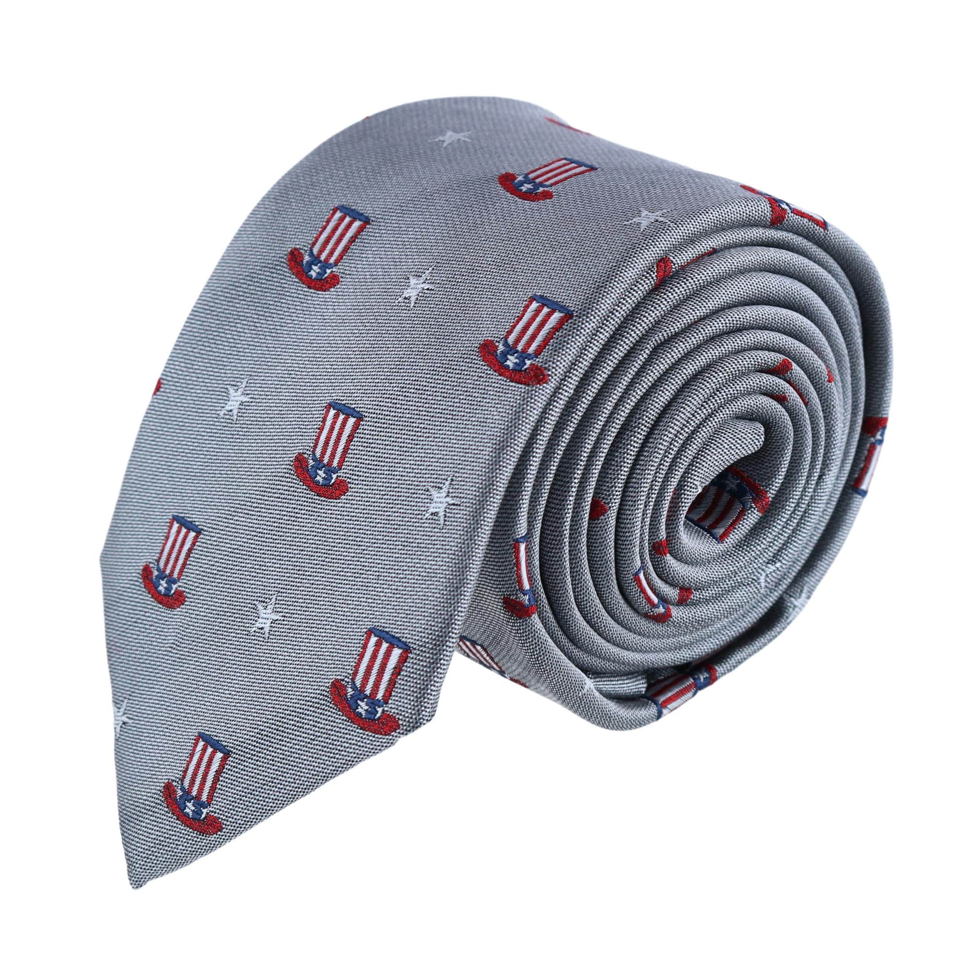 Uncle Sam Pride Silk Novelty Necktie - Image 2