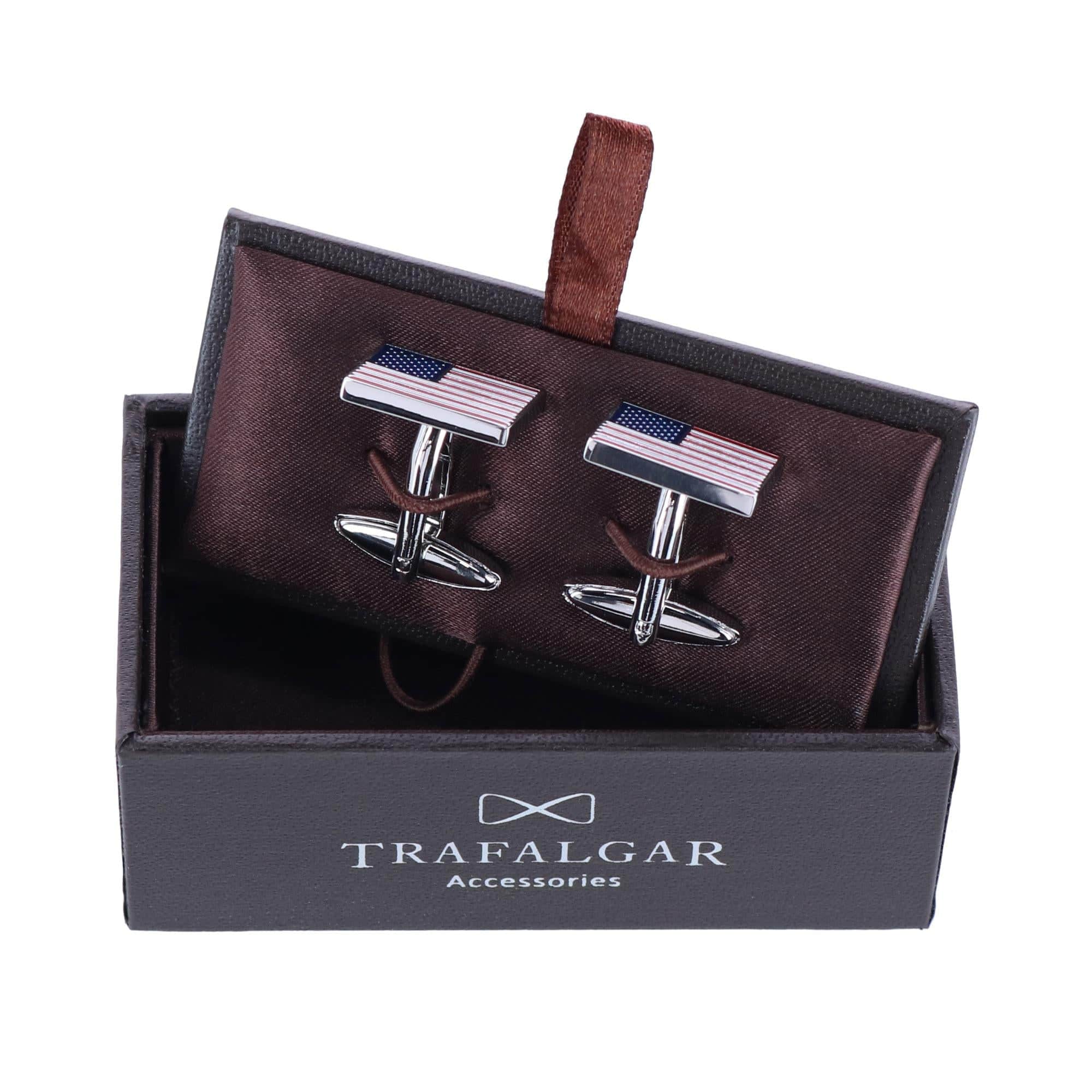 USA Pride American Flag Novelty Cufflinks (1 Pair) - Image 3