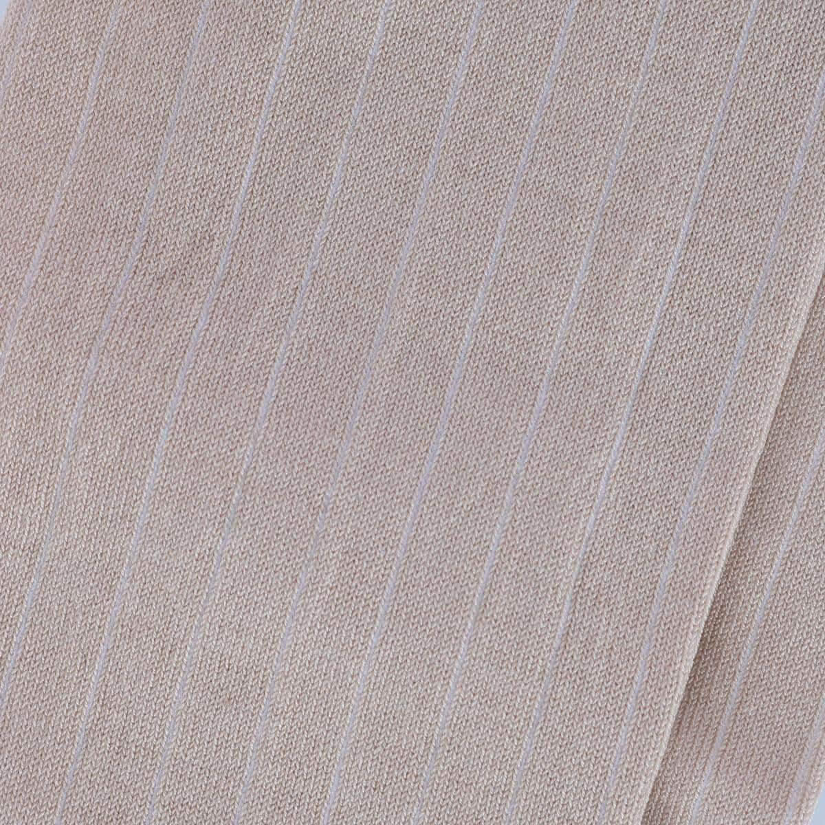 Valentino Vertical Stripe Over the Calf Mercerized Cotton Sock - Image 11