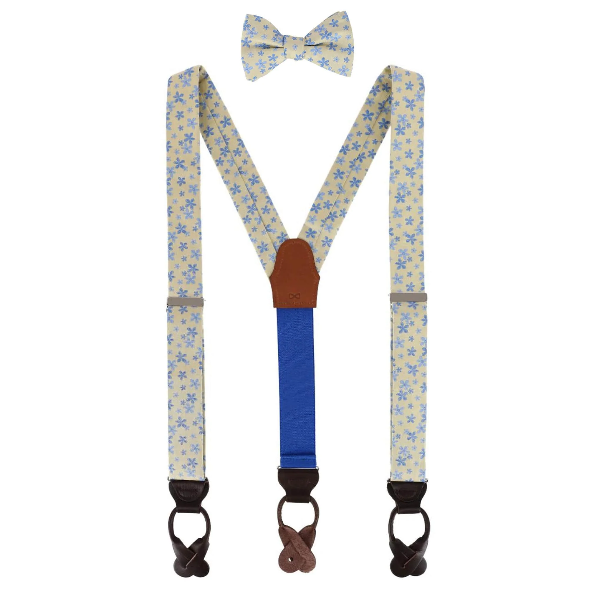 Weldon Floral Silk Braces and Bow Tie Bundle - Image 2