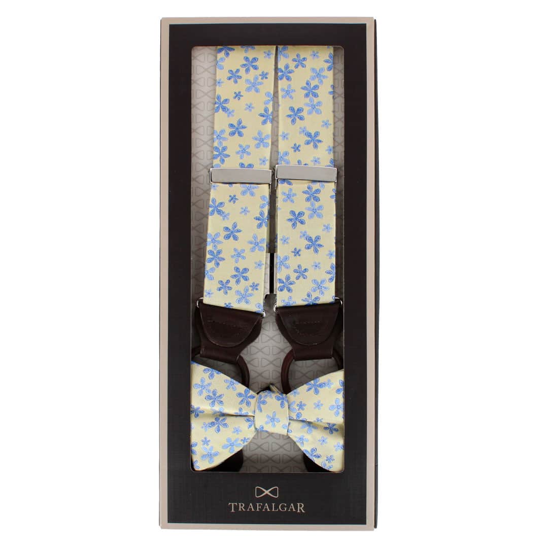 Weldon Floral Silk Braces and Bow Tie Bundle - Image 7