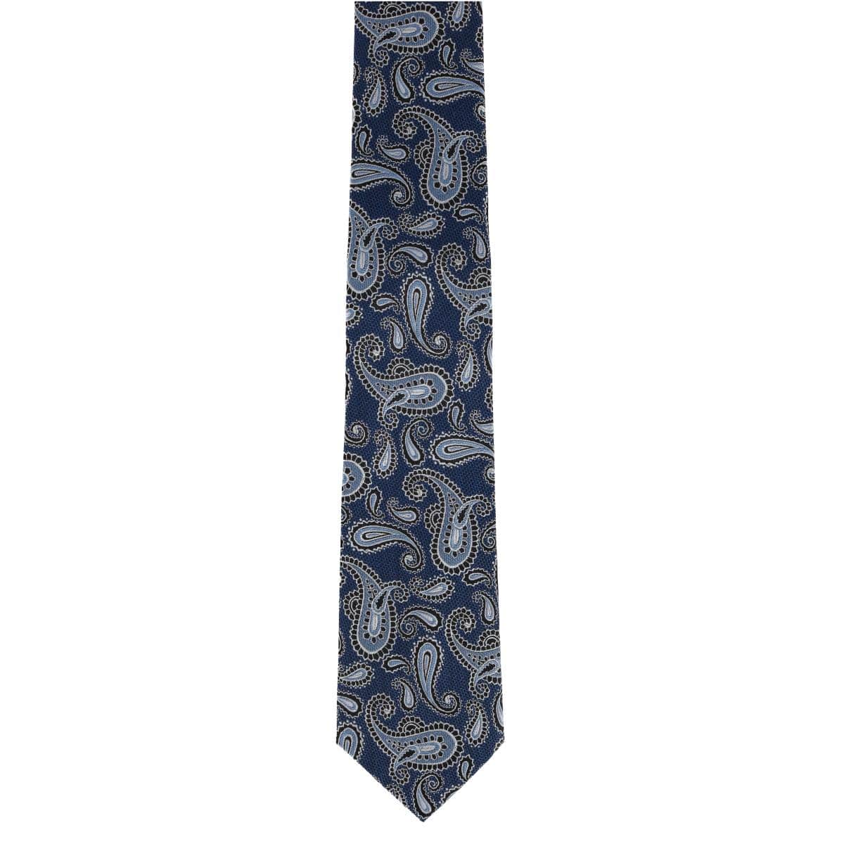 Wharton Wavy Paisley Silk Novelty Necktie - Image 6