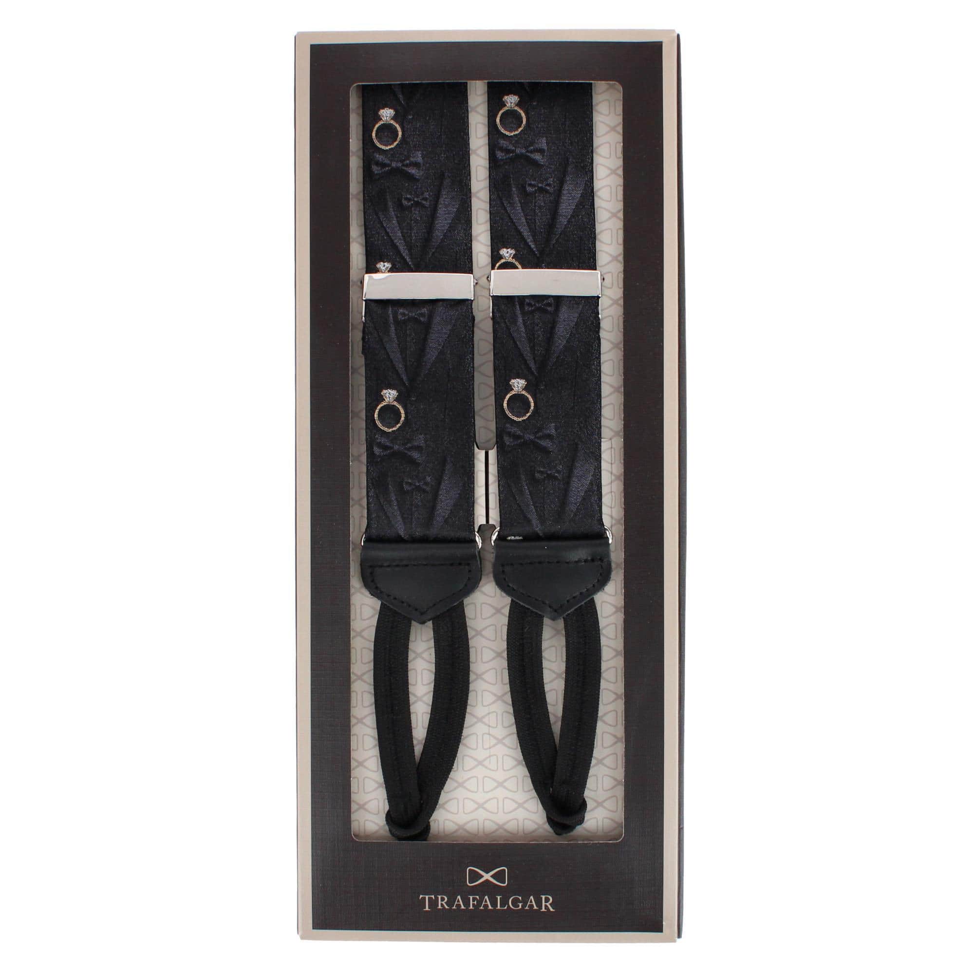 Will You Marry Me Silk Novelty Formal End Braces - Image 6