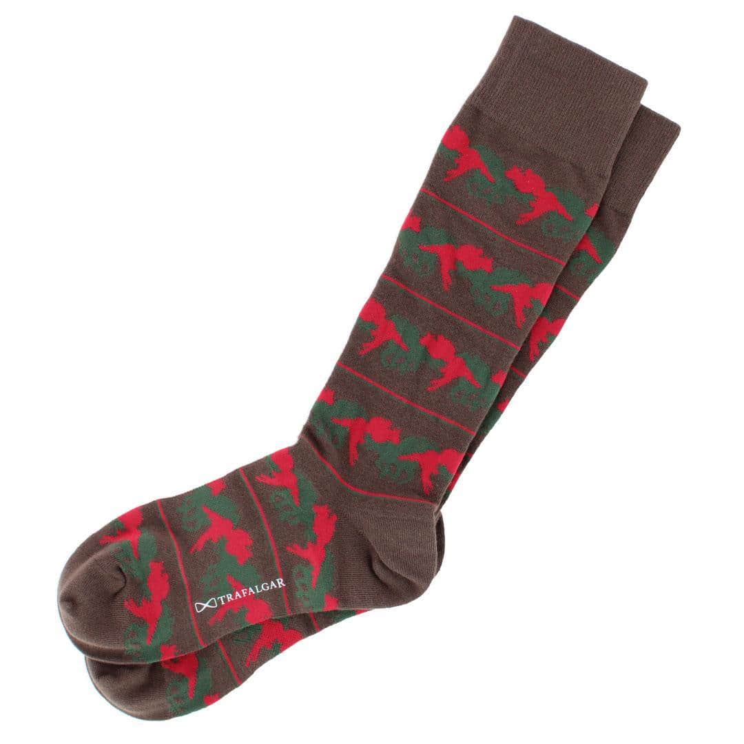 Win Place or Show Mid-Calf Cotton Blend Novelty Dress Sock (1 Pair) - Image 3