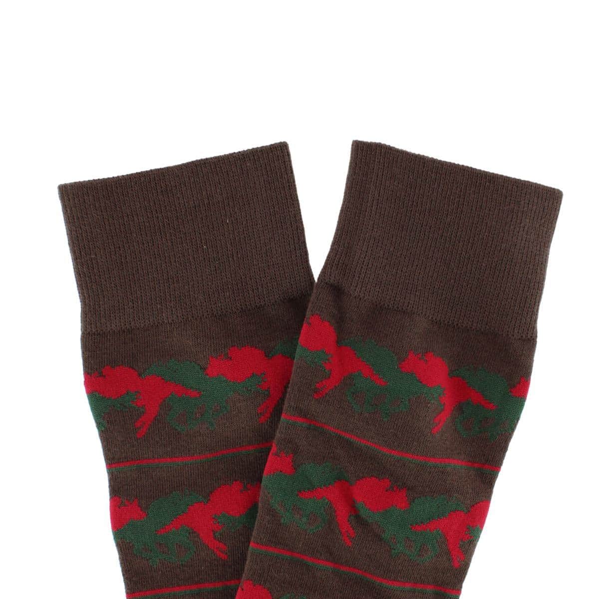 Win Place or Show Mid-Calf Cotton Blend Novelty Dress Sock (1 Pair) - Image 4