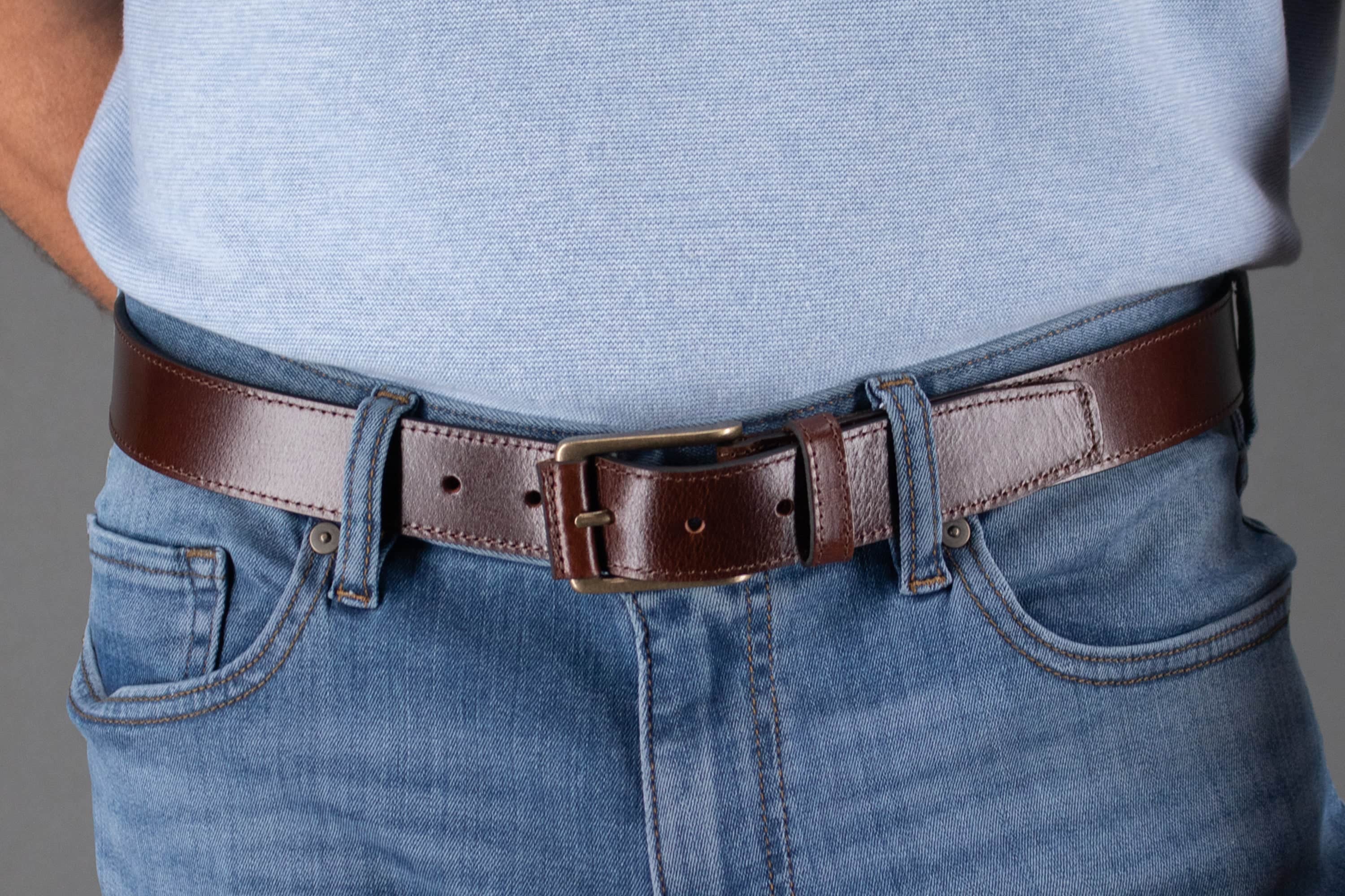 Wyatt 35mm Genuine Leather Casual Jean Belt - Image 9