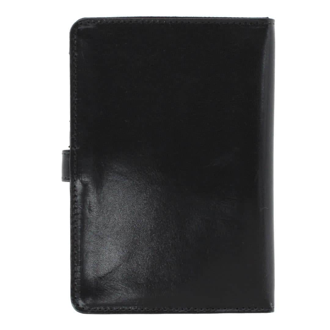 Zaiden Italian Cortina Leather Snap Closure Passport Wallet - Image 6