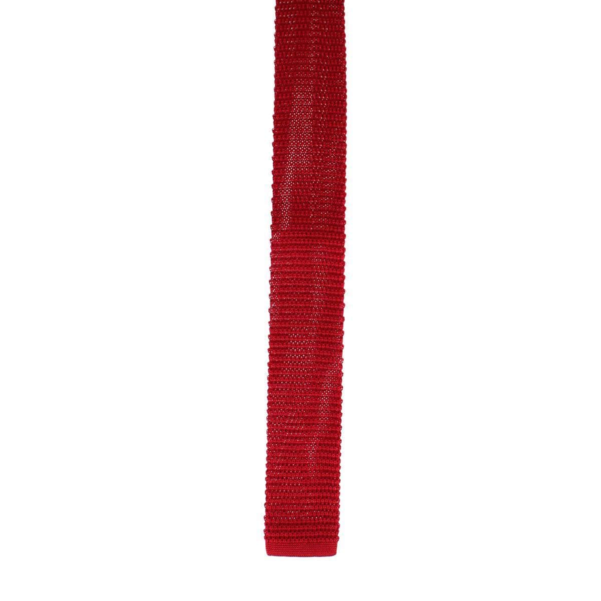 Zion Knit Silk Solid Colored Necktie - Image 11