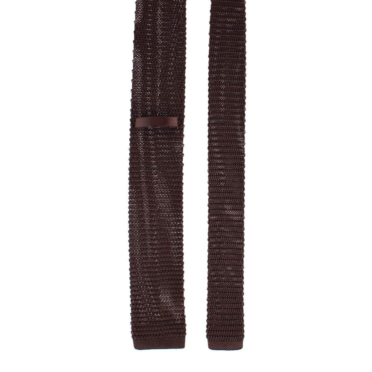Zion Knit Silk Solid Colored Necktie - Image 13