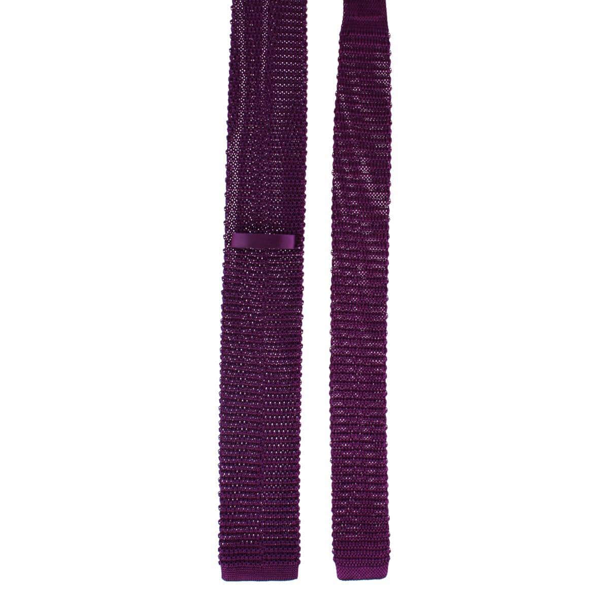 Zion Knit Silk Solid Colored Necktie - Image 14
