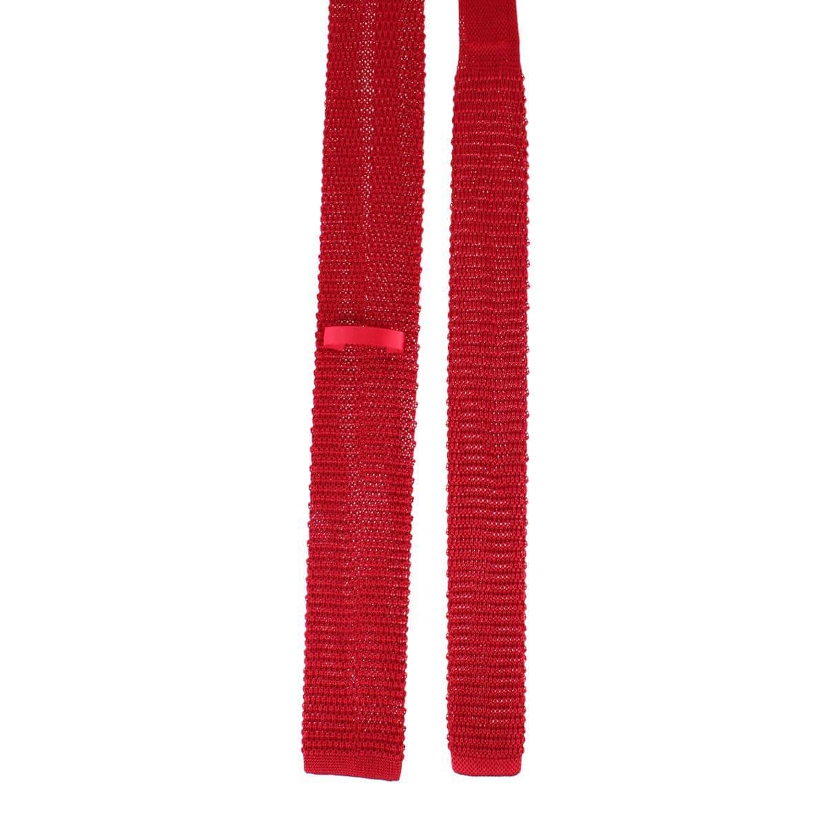 Zion Knit Silk Solid Colored Necktie - Image 16