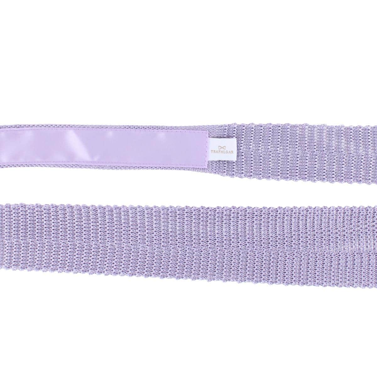 Zion Knit Silk Solid Colored Necktie - Image 20