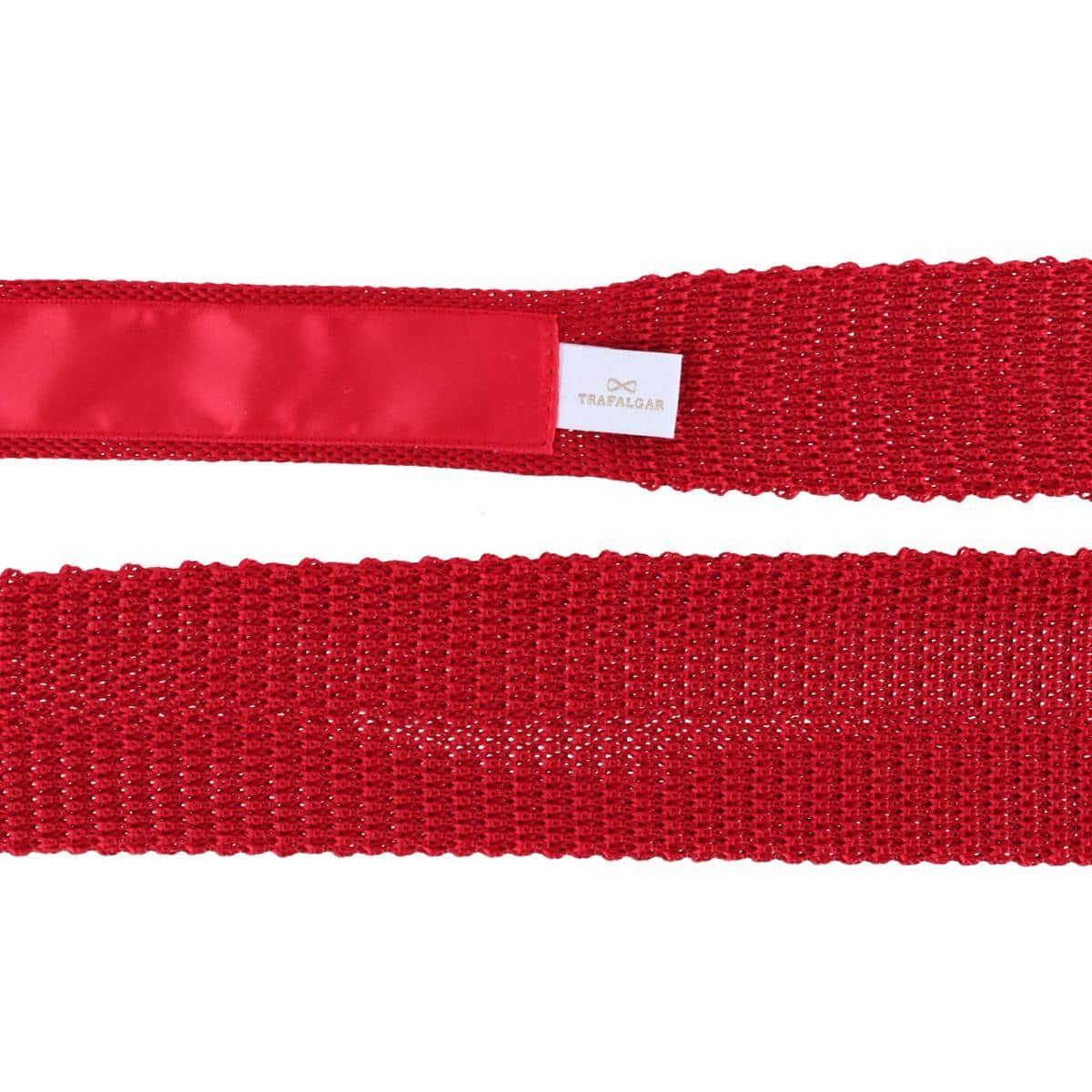 Zion Knit Silk Solid Colored Necktie - Image 21