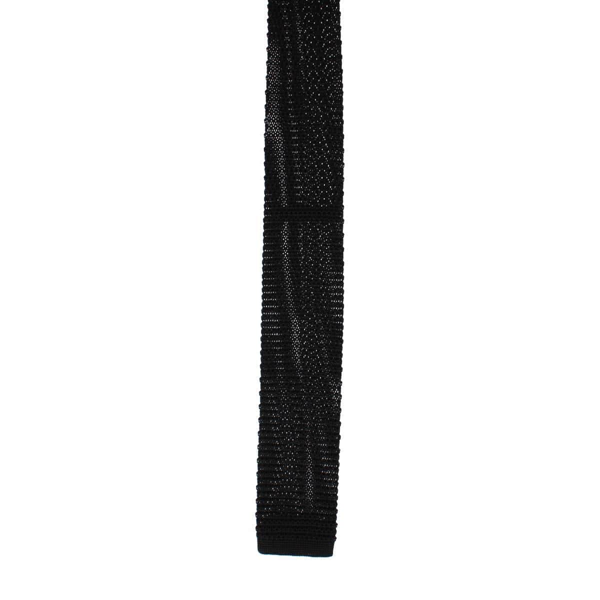 Zion Knit Silk Solid Colored Necktie - Image 7