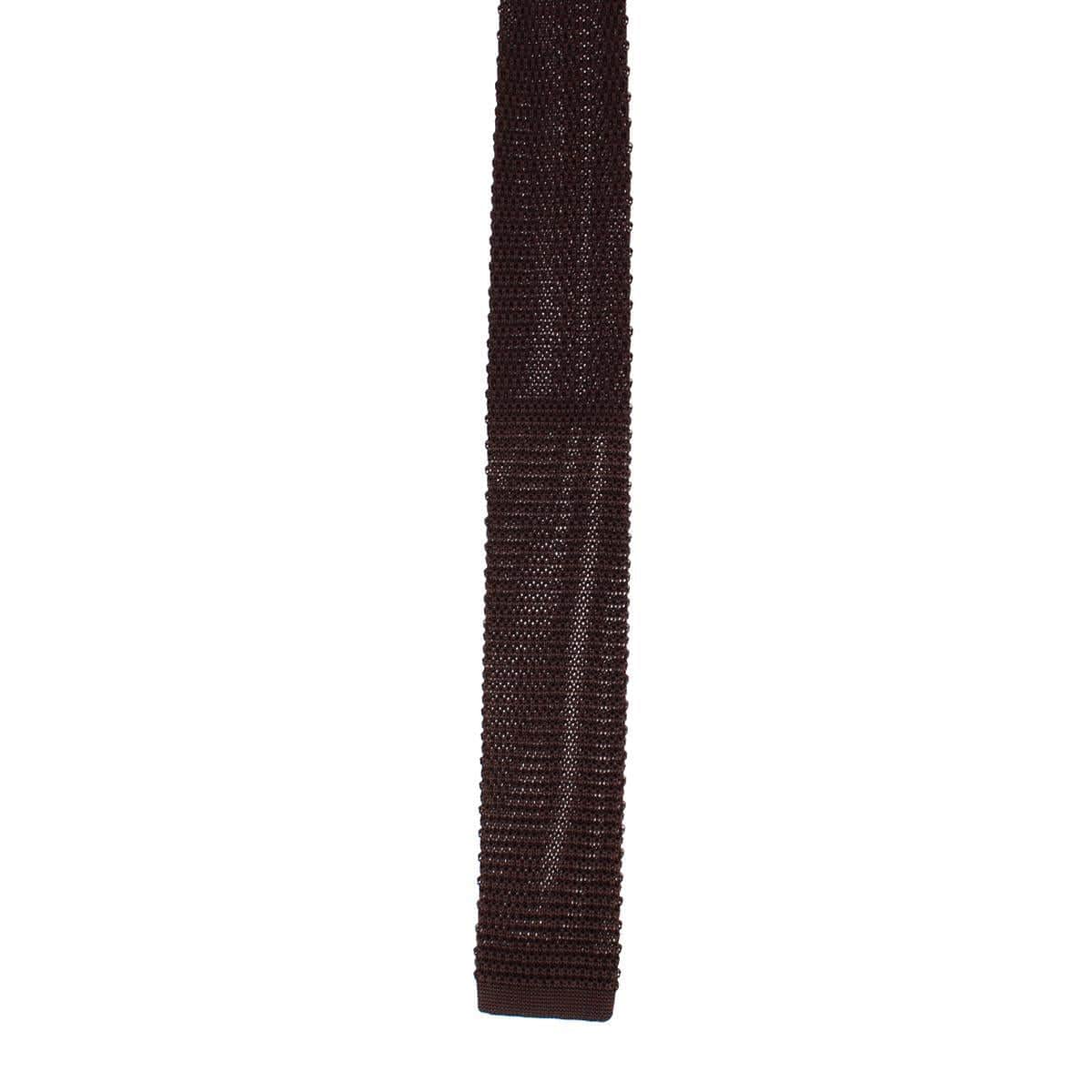 Zion Knit Silk Solid Colored Necktie - Image 8